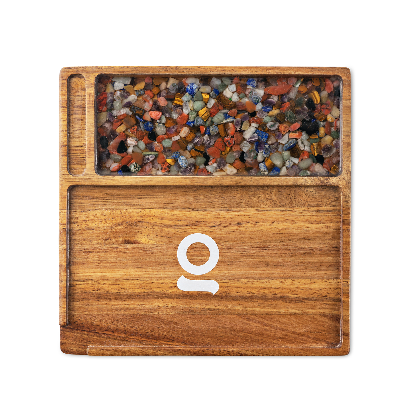 Premium Natural Acacia Wood Tray | 9.5" x 9.5"