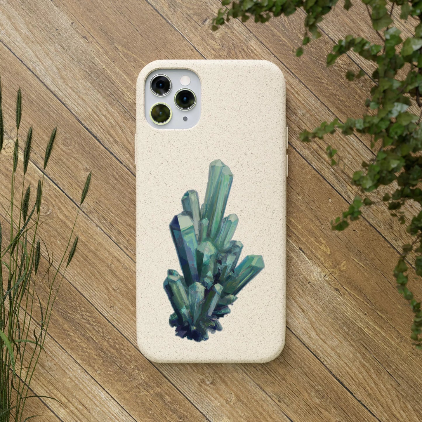 Tourmaline Crystal Eco-friendly Phone Case