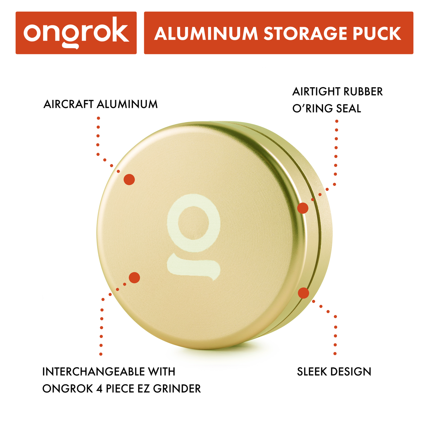 Aluminum Storage Puck