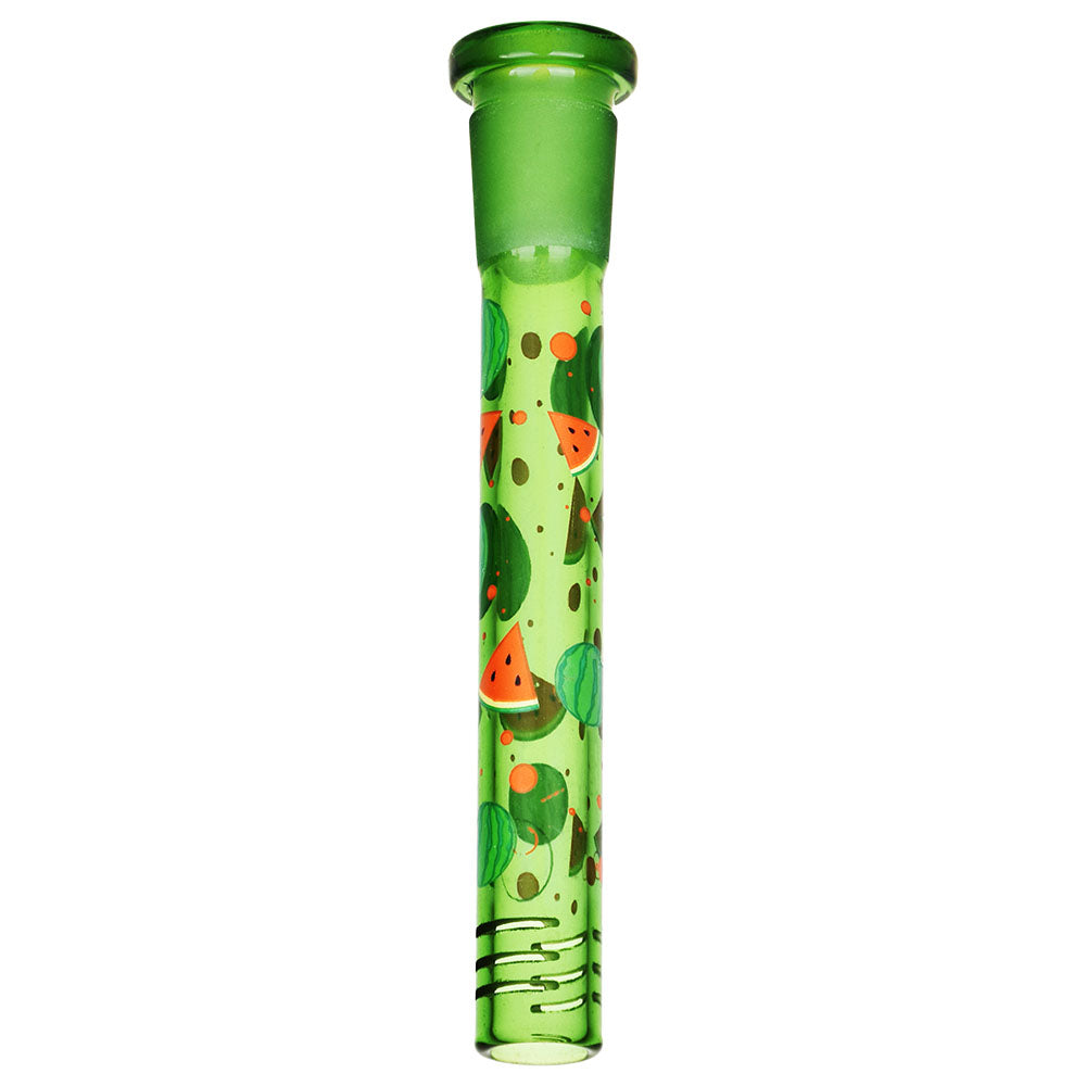 Pulsar Fruit Series Watermelon Zkittles Herb Pipe Glow Duo - 10" / 14mm F