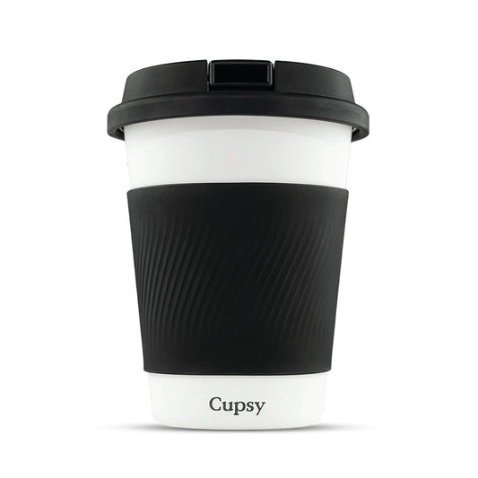 Cupsy Coffee Cup Water Pipe - 5" Black