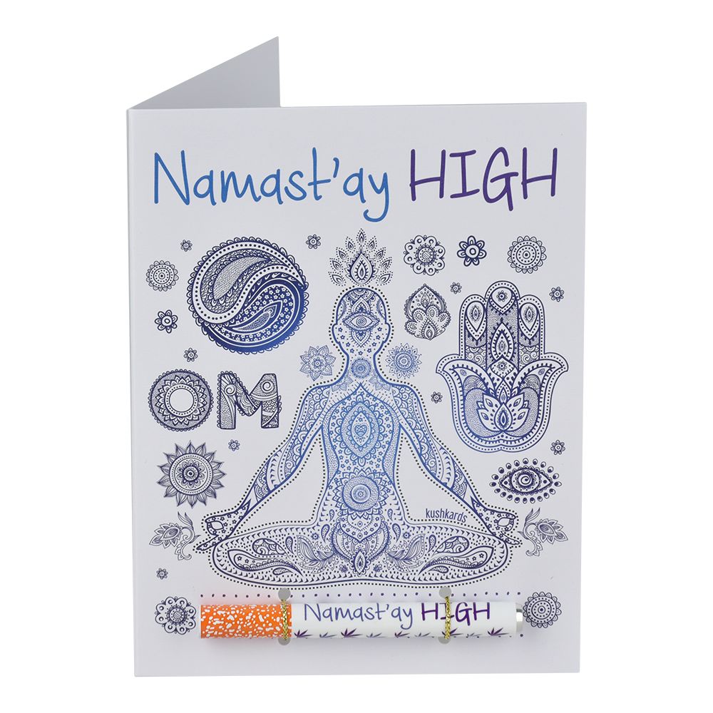 KushKards One Hitter Greeting Card