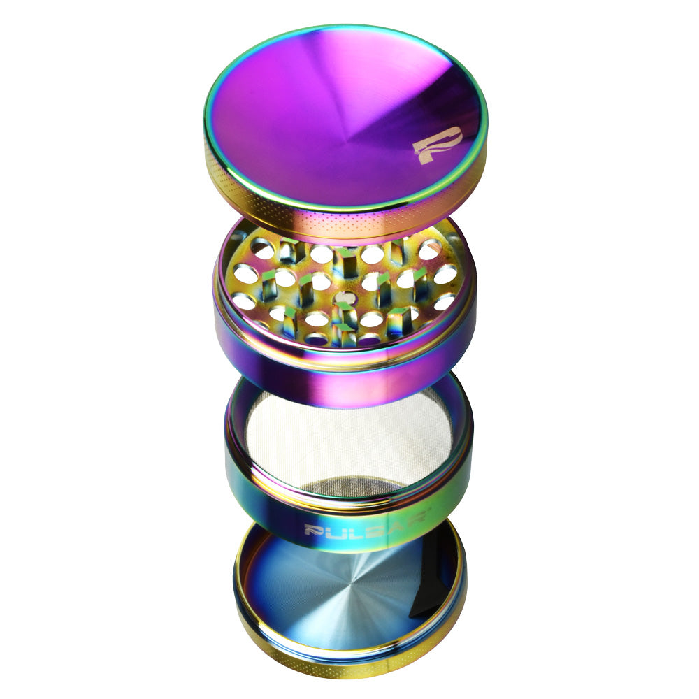 Pulsar Concave Rainbow Anodized Aluminum Grinder | 2.5"