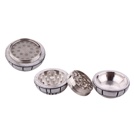 DEATH STAR STYLE HERB GRINDER – 3D SPHERE DESIGN