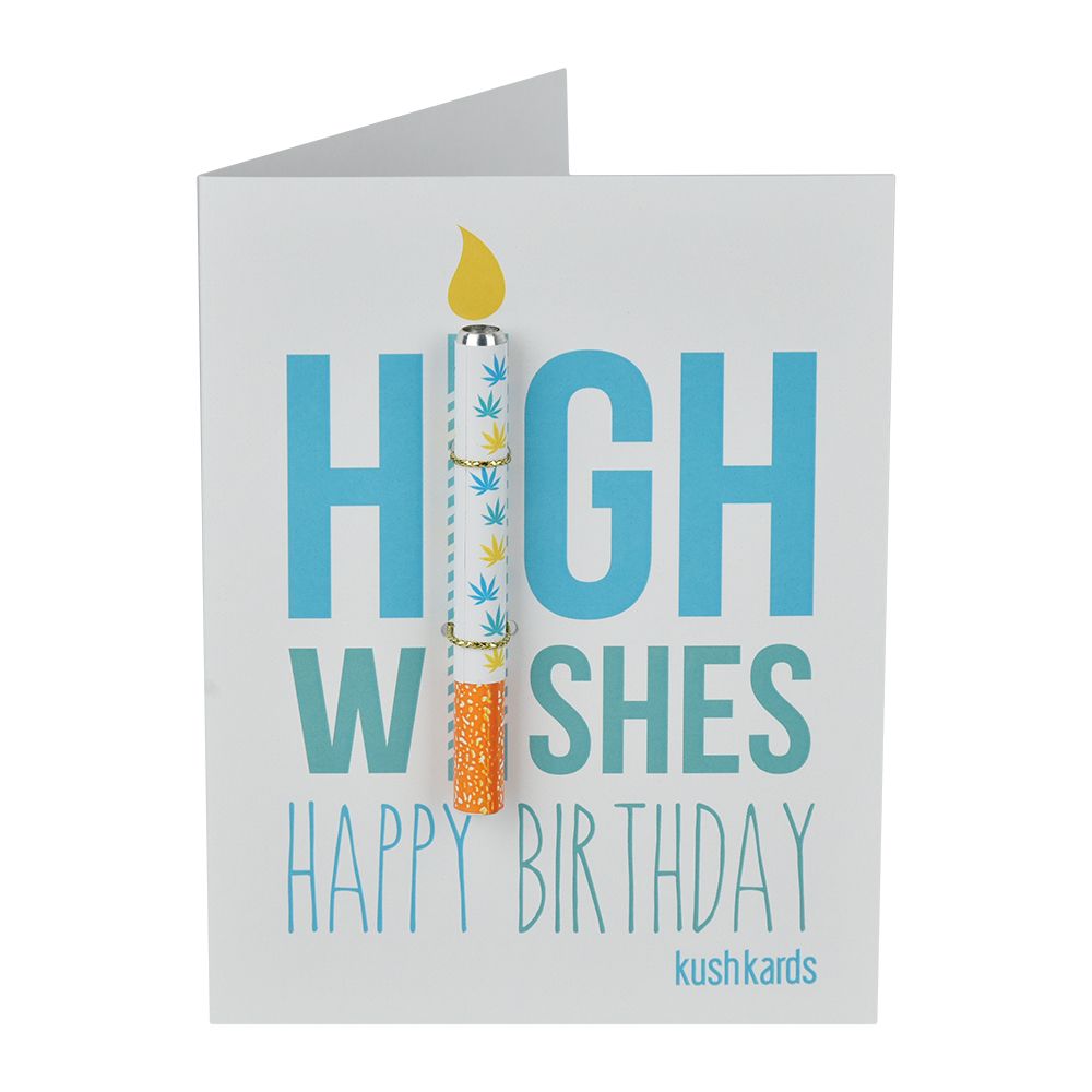 KushKards One Hitter Greeting Card