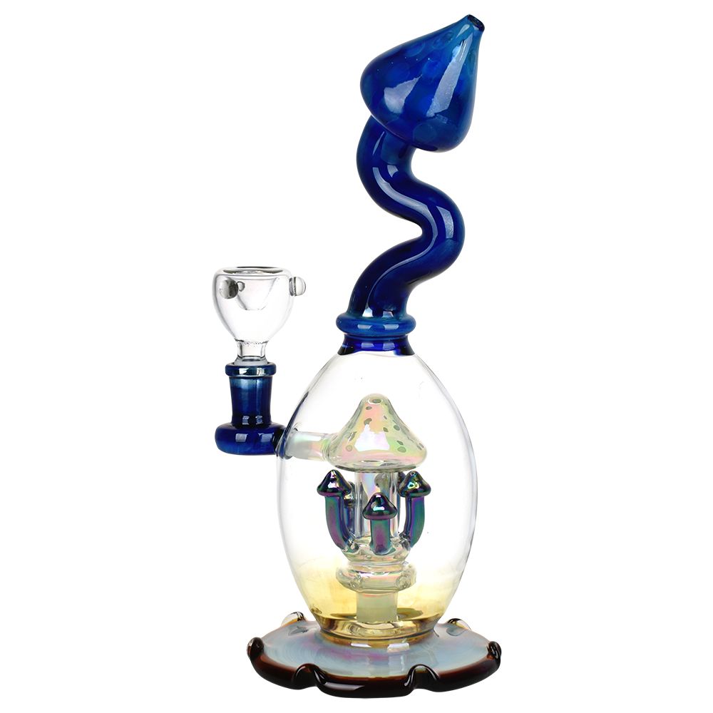 Mushroom Magic Glass Water Pipe - 11" / 14mm F