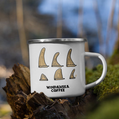 Fin Box Enamel Mug