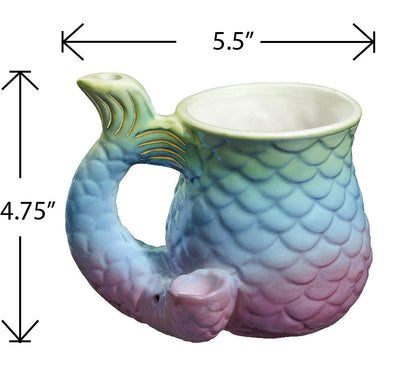 Mermaid Tail Mug Pipe