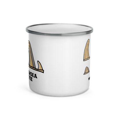 Fin Box Enamel Mug