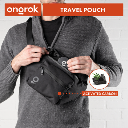 Carbon-lined Fanny Pack/Travel Pouch