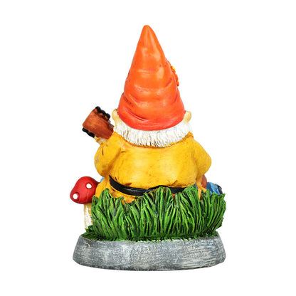 Gnome Worry Be Happy Resin Figurine - 4.5"