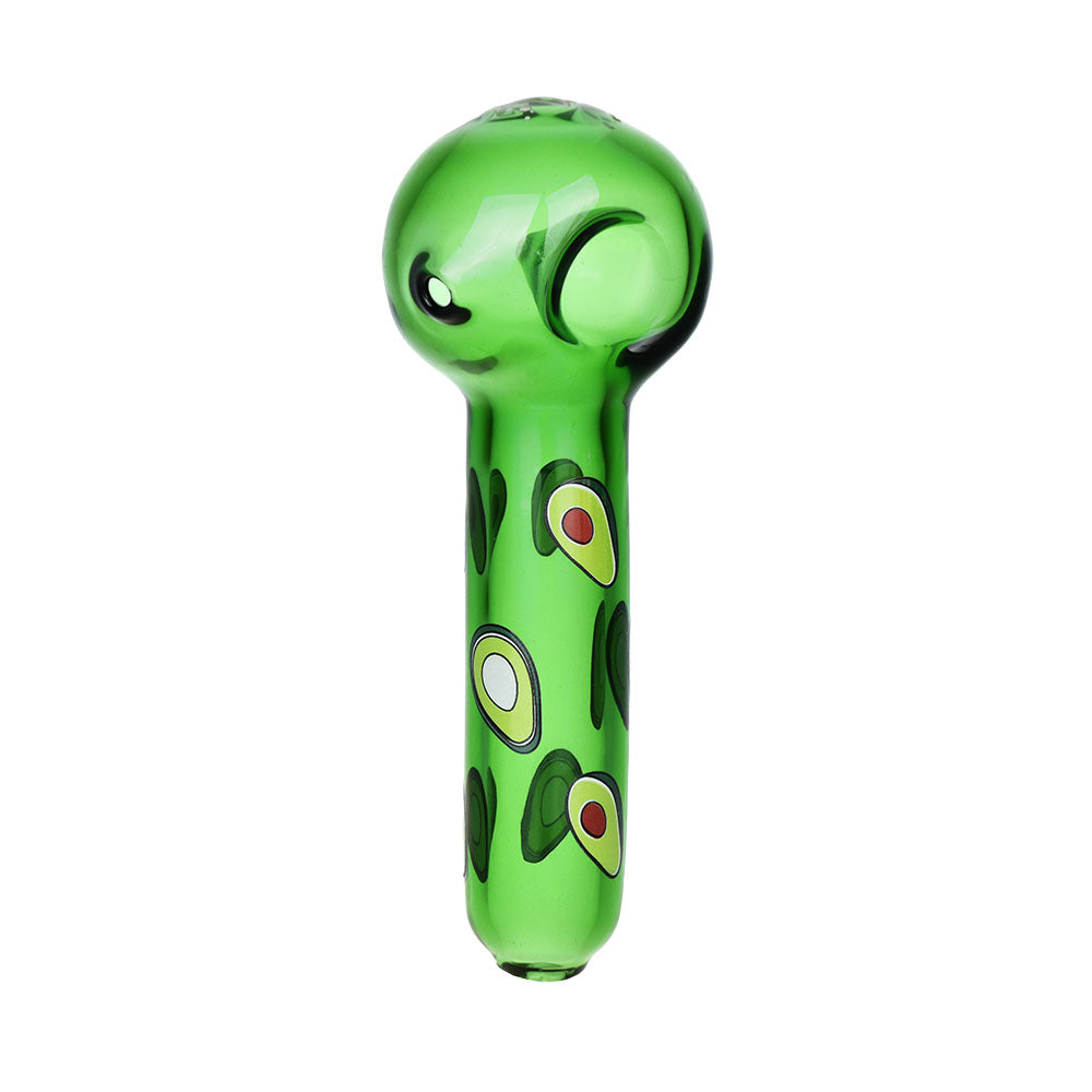 Pulsar Fruit Series Avocado Gold Herb Pipe Glow Duo - 10" / 14mm F