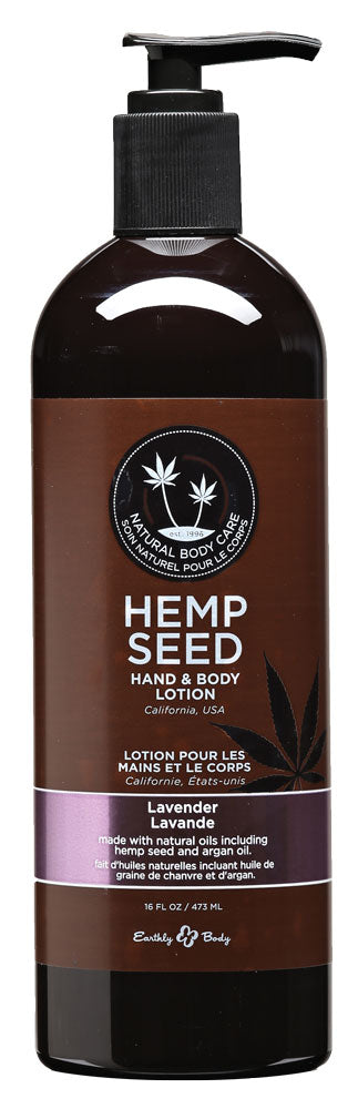 Hemp Seed Hand & Body Lotion 16oz