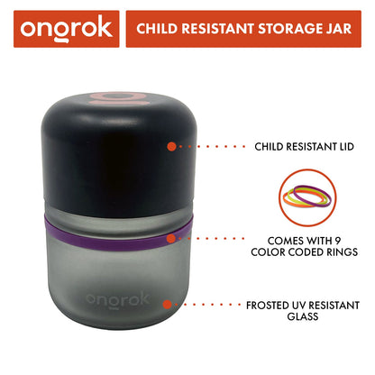 80ml Child Resistant Jar | 6 Pack