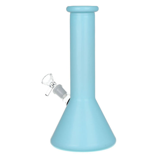 Pastel Beaker Glass Water Pipe - 9.75" / 14mm F / Colors Vary