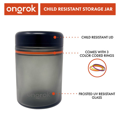 1000ml Child Resistant Storage Jar | 1 pack