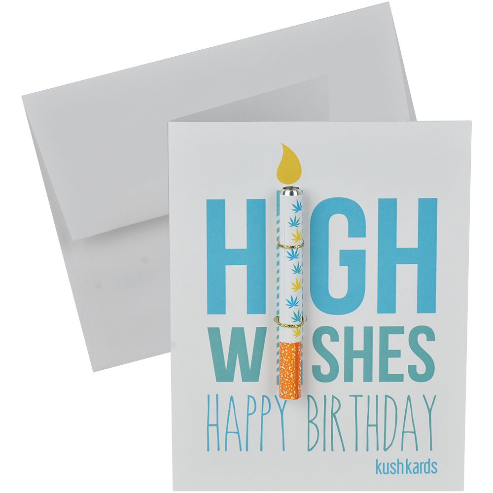 KushKards One Hitter Greeting Card