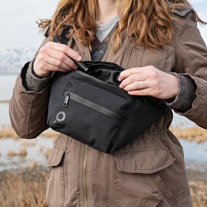 Carbon-lined Fanny Pack/Travel Pouch