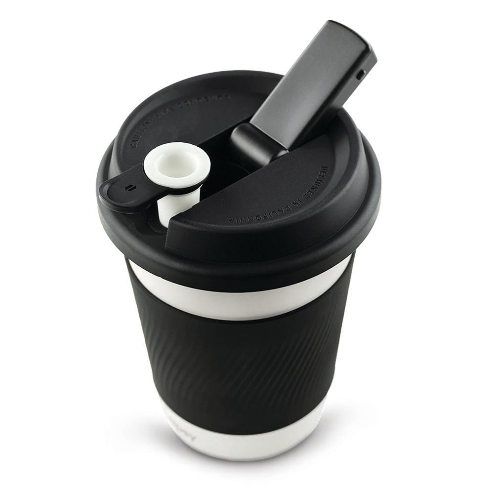 Cupsy Coffee Cup Water Pipe - 5" Black