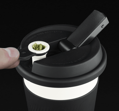 Cupsy Coffee Cup Water Pipe - 5" Black