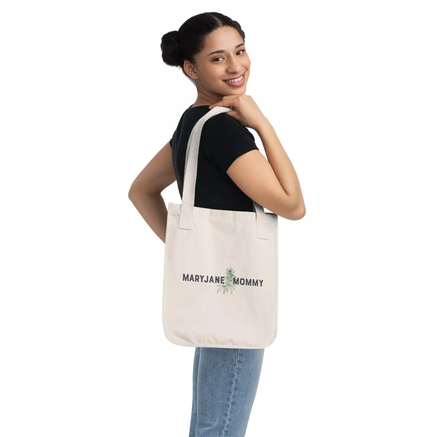 Organic Canvas Tote Bag, MaryJane Mommy