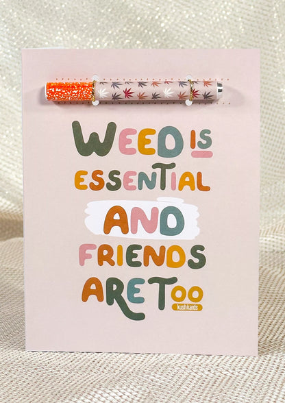 🤝 Essential Friends Cannabis Greeting Card