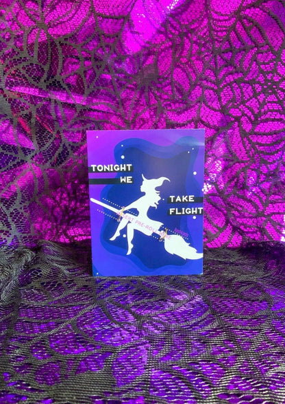 🧙🏻‍♀️ Take Flight Witches Cannabis Greeting Card