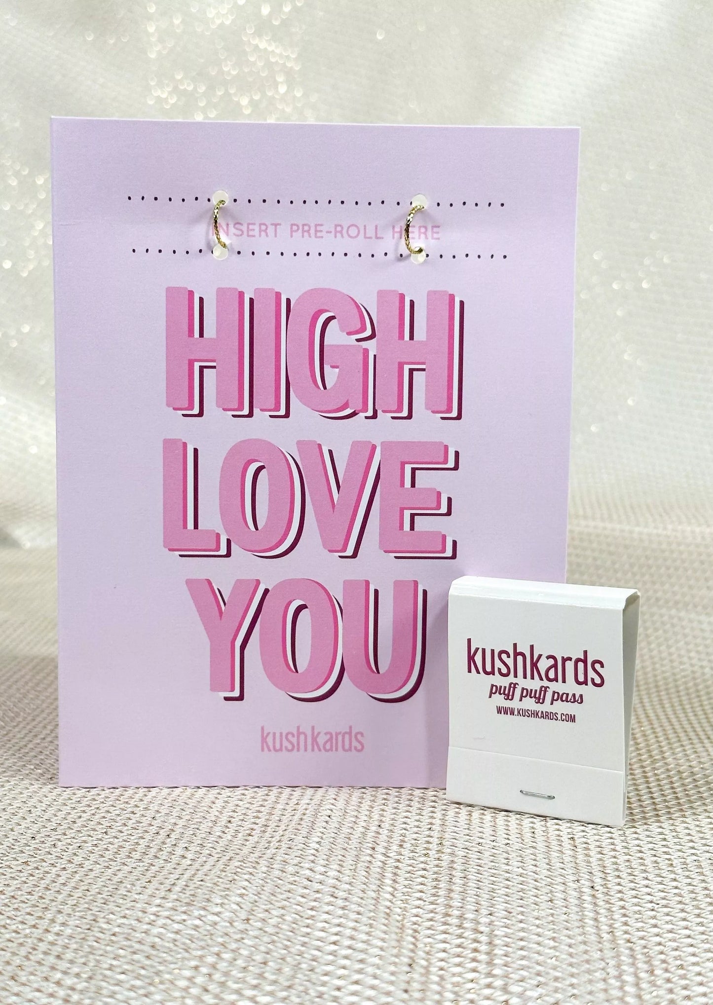 💗 High Love You Cannabis Greeting Card