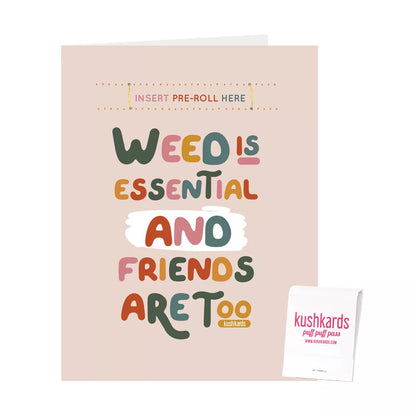 🤝 Essential Friends Cannabis Greeting Card