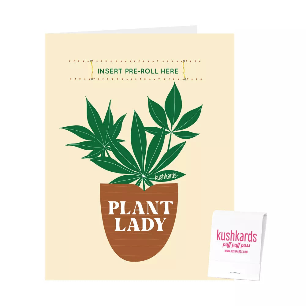 🪴Plant Lady Cannabis Greeting Card