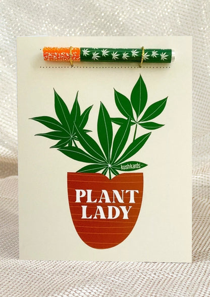 🪴Plant Lady Cannabis Greeting Card