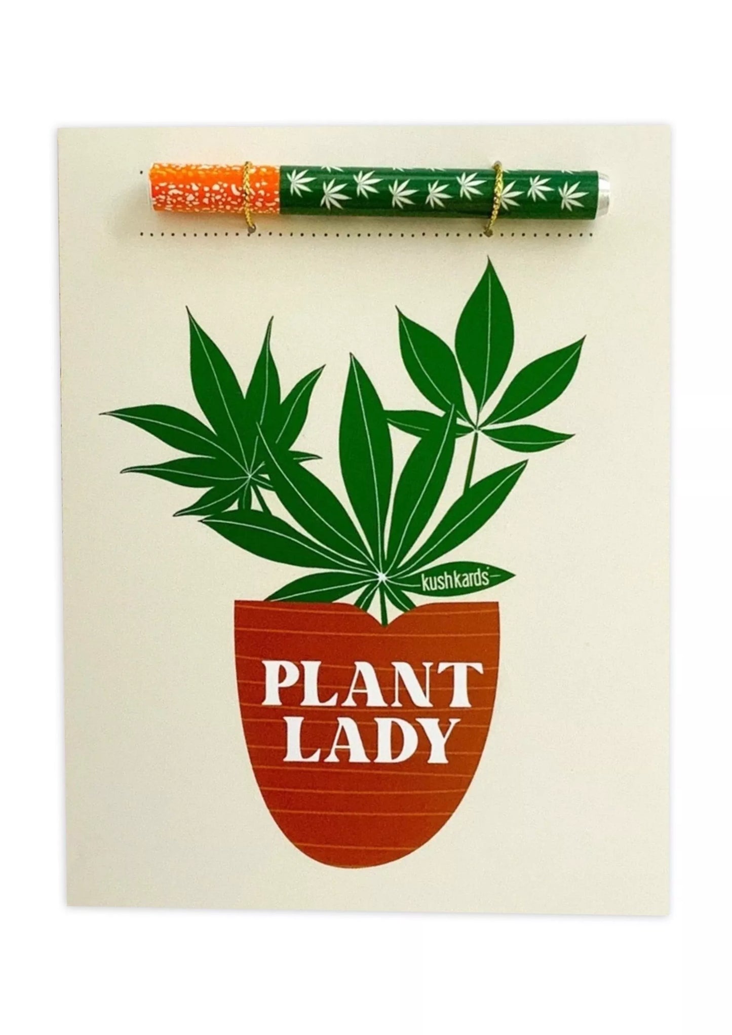 🪴Plant Lady Cannabis Greeting Card