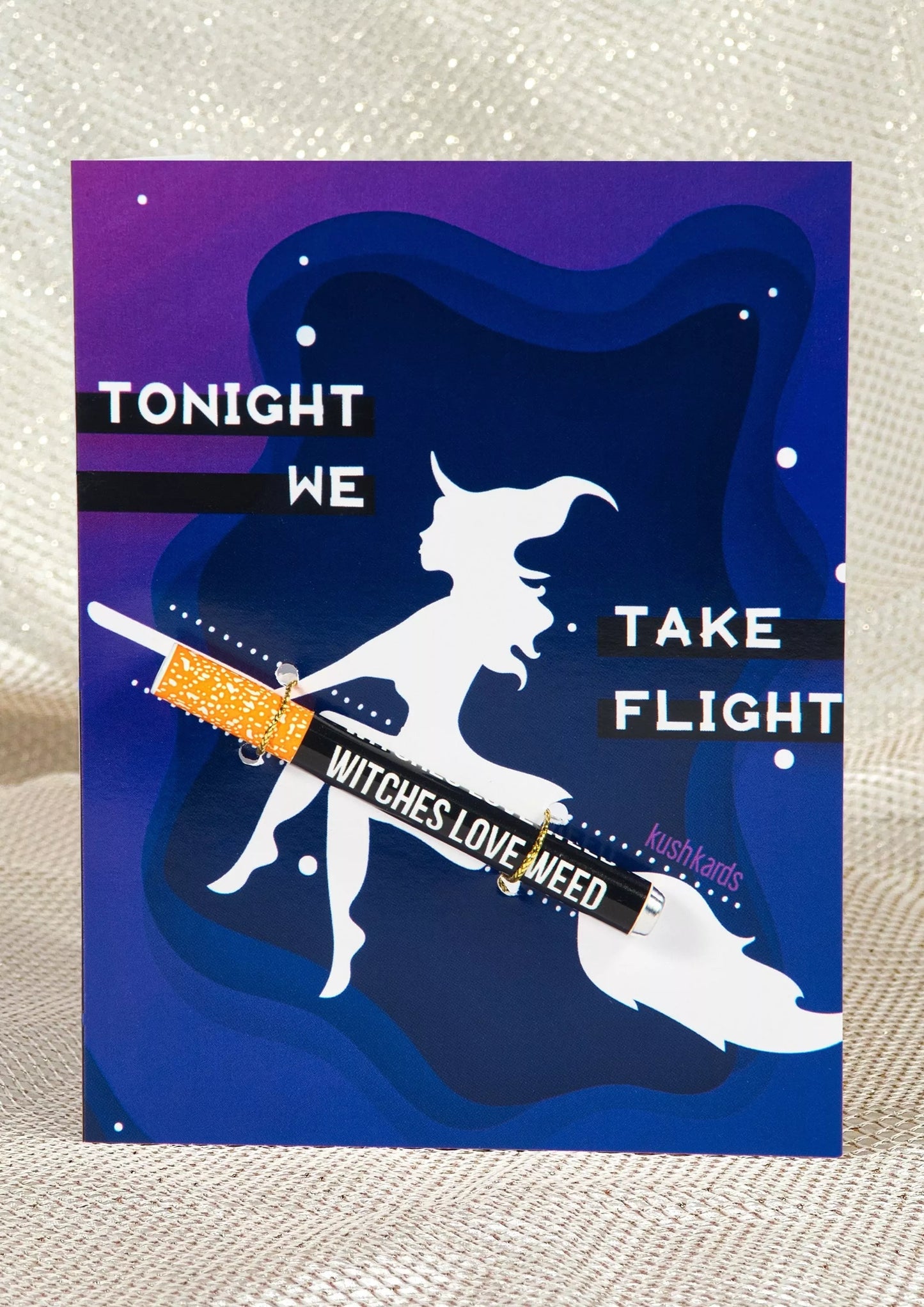 🧙🏻‍♀️ Take Flight Witches Cannabis Greeting Card