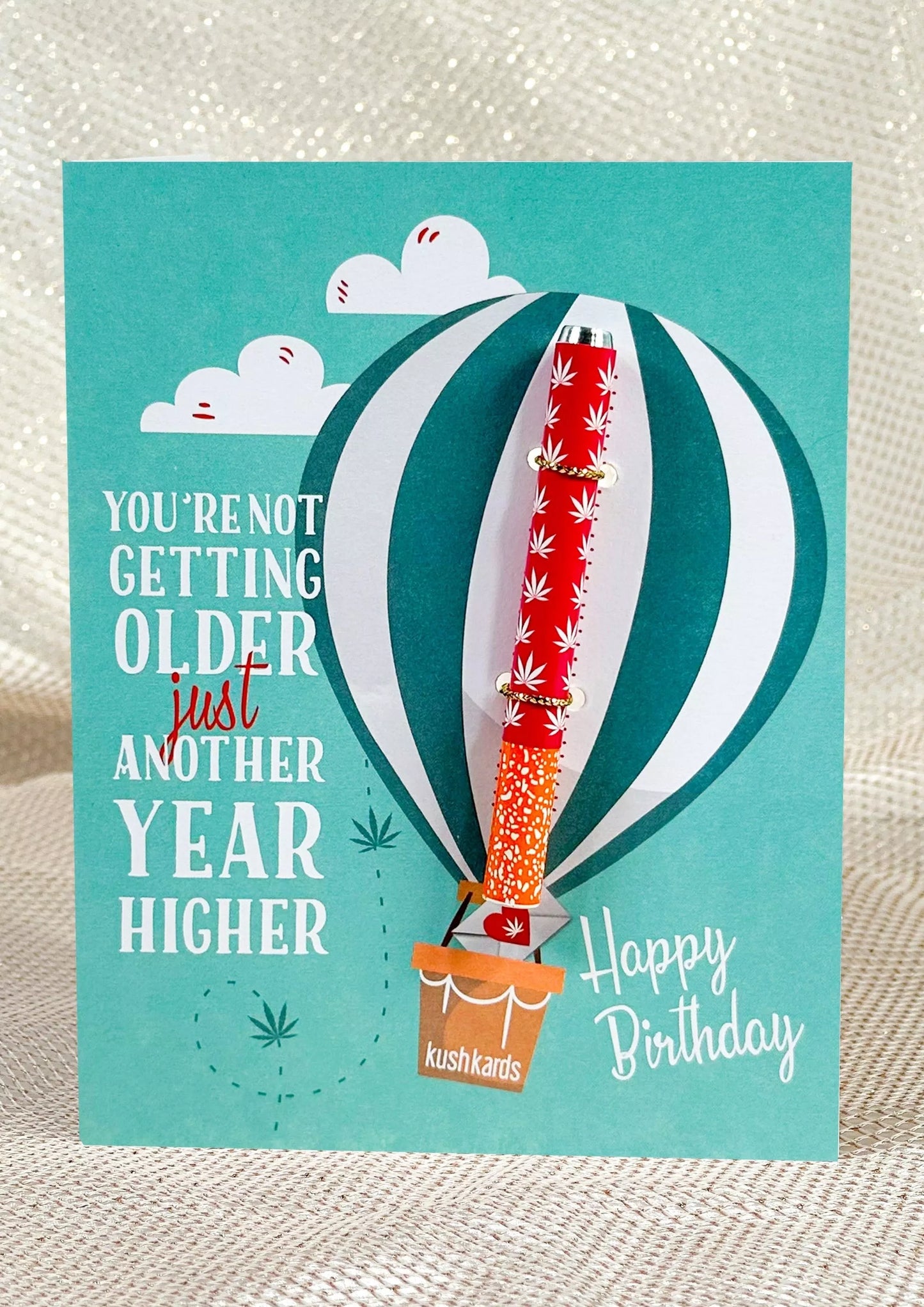 🎈Another Year Higher Birthday Cannabis Greeting Card