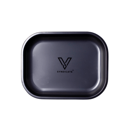 V Class Black Metal Rollin' Tray